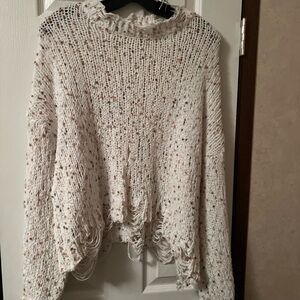 Women's Cream Knit Sweater